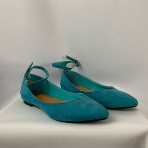 Cute flats with ankle strap